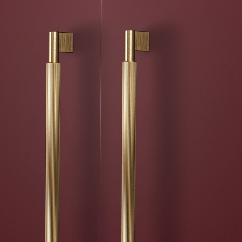 Handle Arpa - Brushed brass