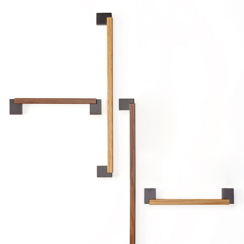 Handle Duo mini - Walnut/lava grey