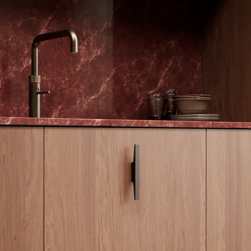 Handle Facet - Matt bronze