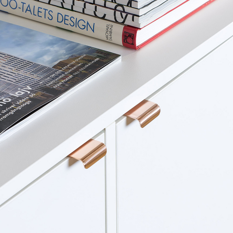 Handle Lip - Polished copper