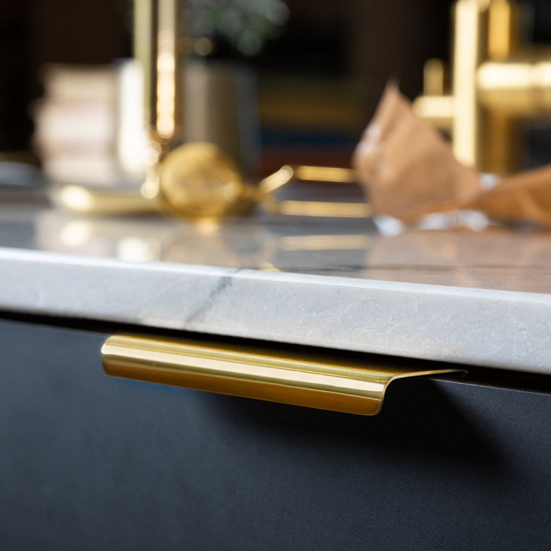 Handle Lip - Polished brass
