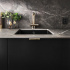 Handle Lip brass at Ingrosso's home. Photo: Kitchens.se