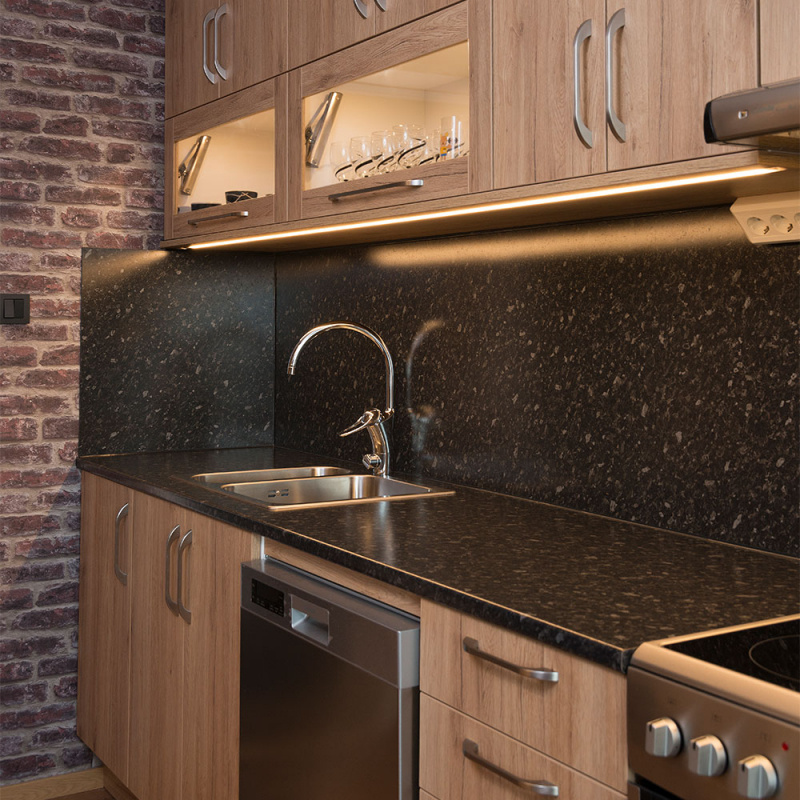 Handle Lya in a beautiful kitchen from Forma Kök