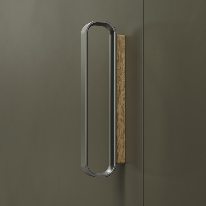 Handle Race - Oak/matt black