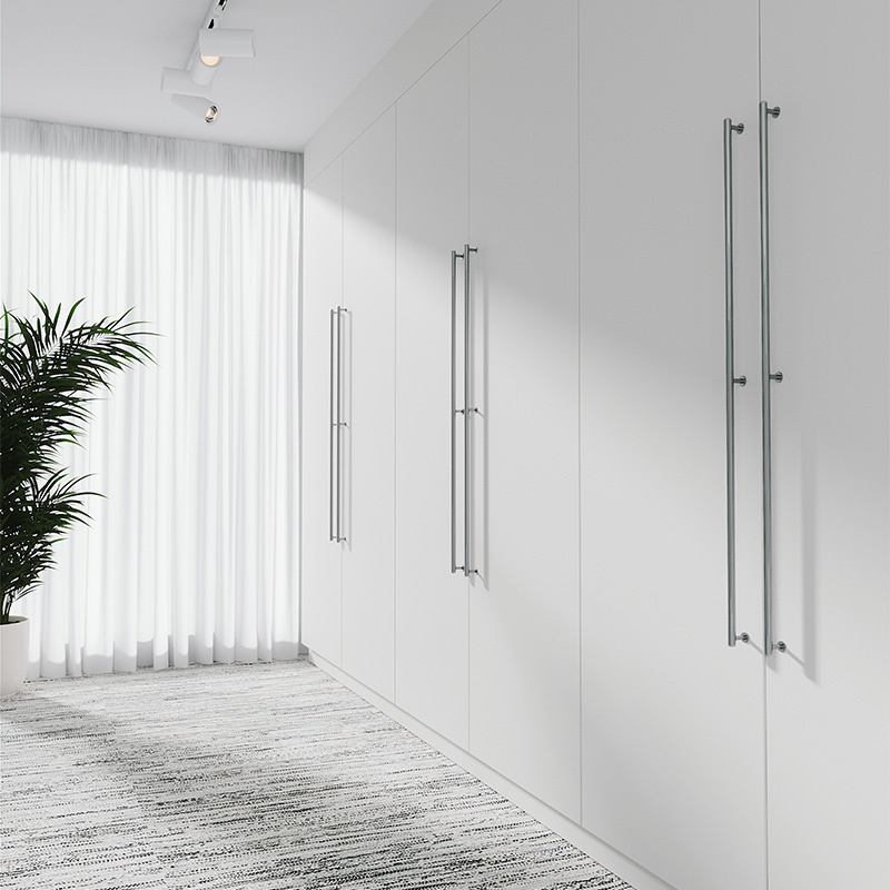 Handle Rille - Stainless steel look