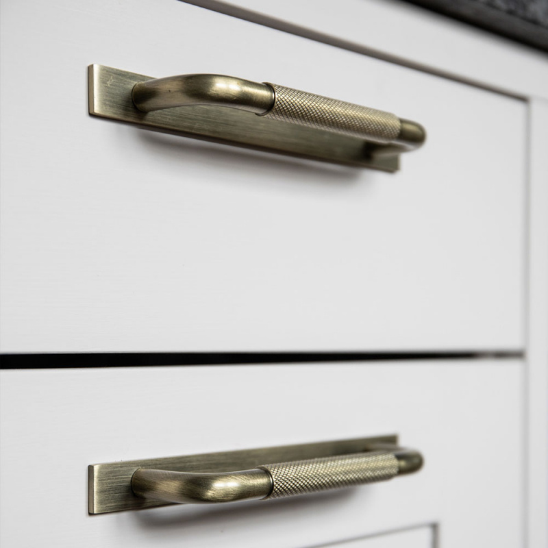 Handle Helix - Back plate - Antique bronze