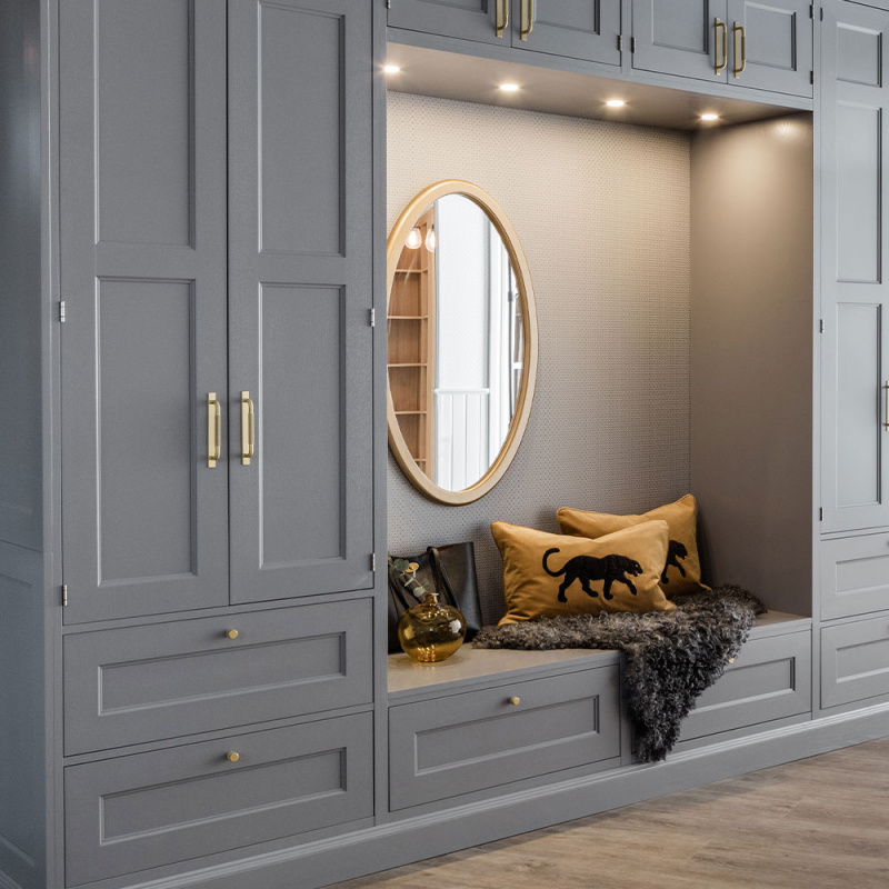 Handle Helix brass. Photo: Tibro kitchen