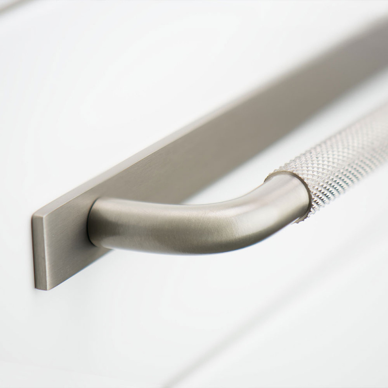 Handle Helix - Back plate - Stainless steel look
