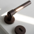 Door handle Helix 200 Plain - Dark bronze Door handle Helix 200 Plain - Dark bronze