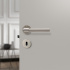Door handle Helix 200 Plain - Stainless steel look