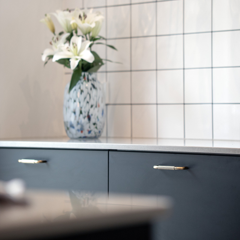 Handle Helix Stripe - Antique Bronze