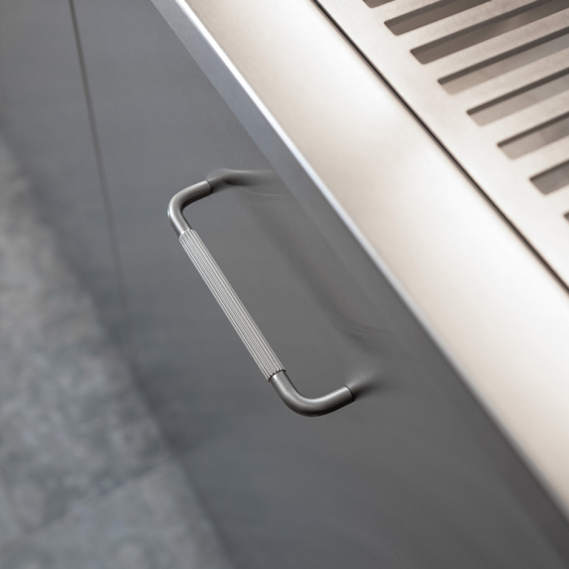 Handle Helix Stripe - Stainless steel look