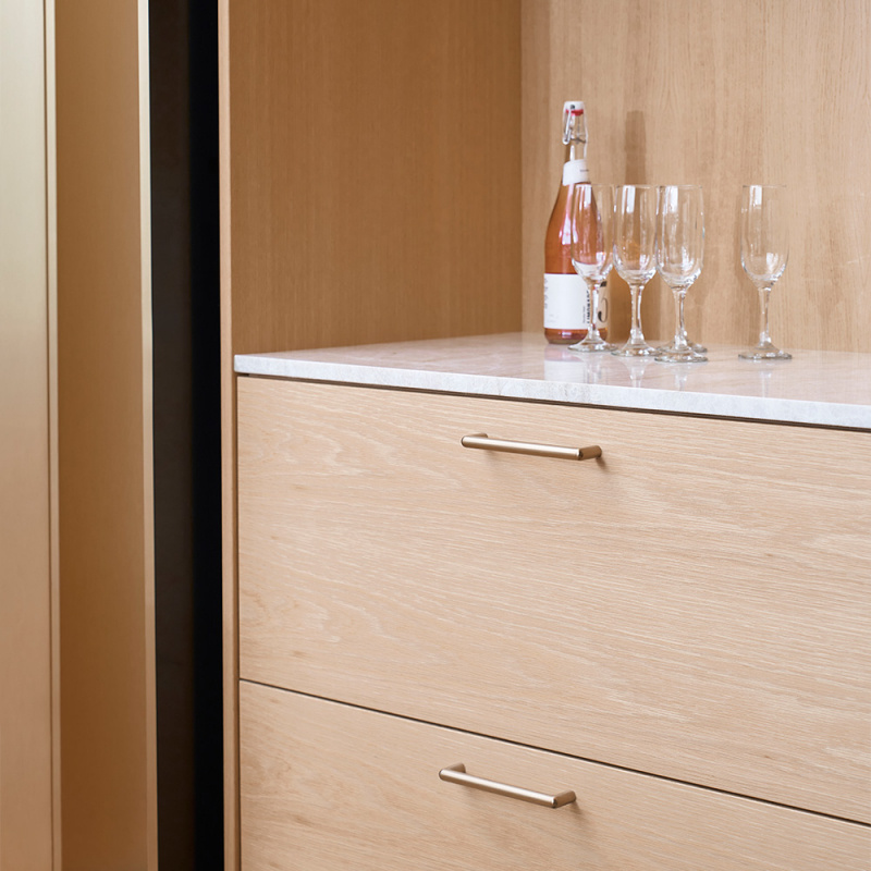 Handle Arcade - Brushed brass