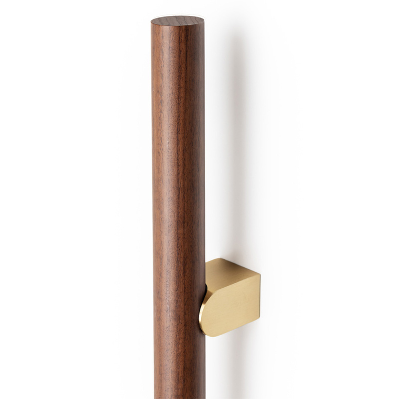 Handle Kumo Wood - Walnut/brass