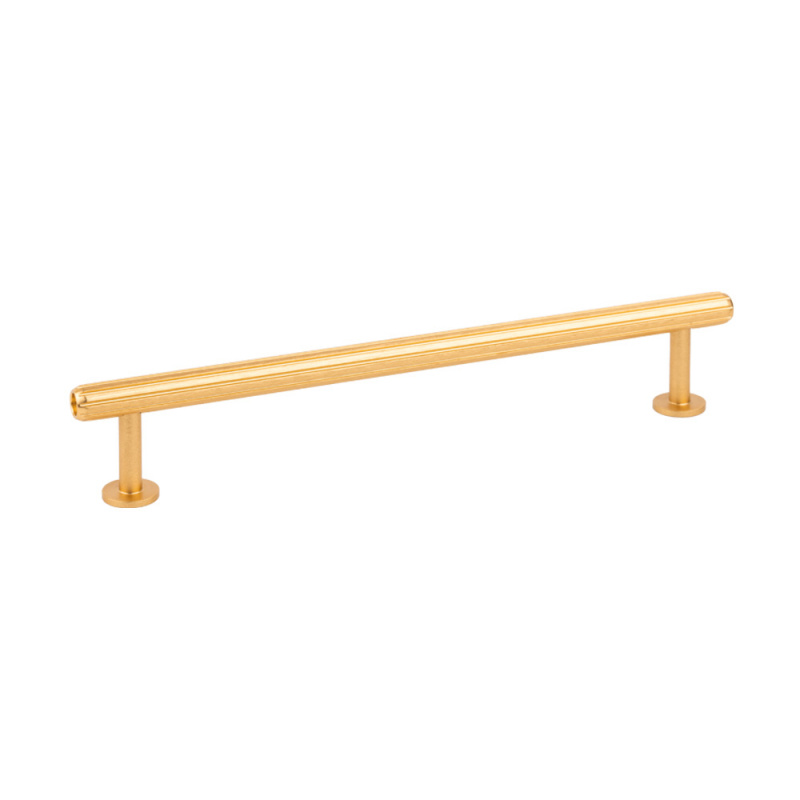 Handle Rille mini - Brushed brass