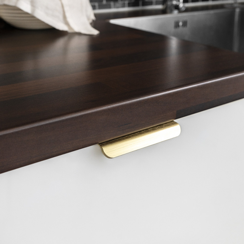 Profile handle Roundy - Brushed brass