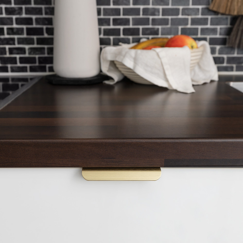 Profile handle Roundy - Brushed brass