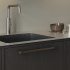 Handle Tenon - Dark-stained oak Handle Tenon - Dark-stained oak