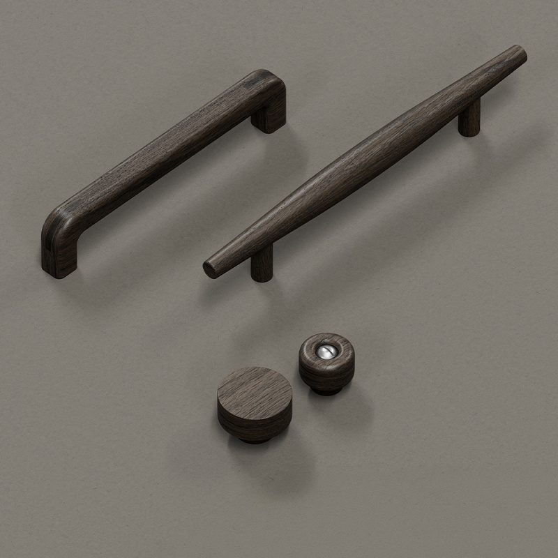 Handle Tide - Dark-stained oak