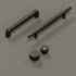 Handle Tide - Dark-stained oak Handle Tide - Dark-stained oak