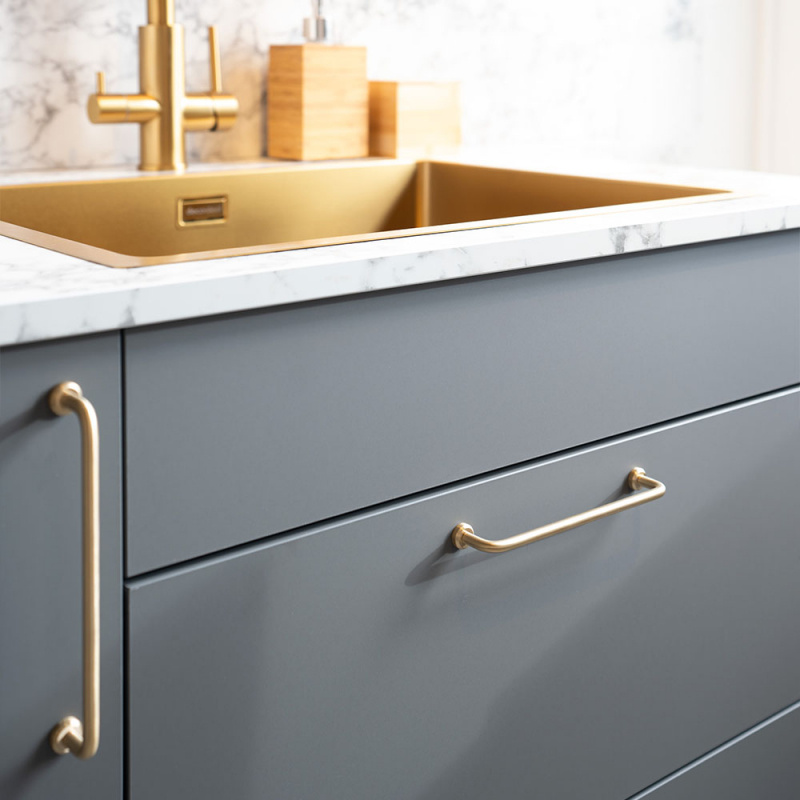 Handle Viva - Brushed brass