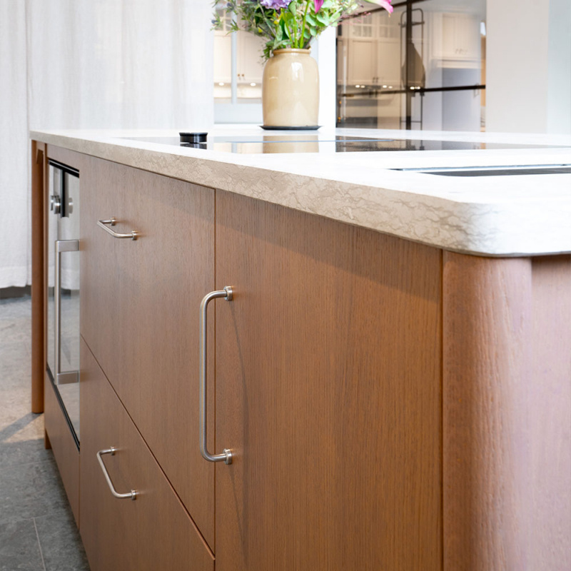 Handle Viva - Brushed stainless steel