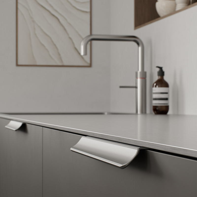 Profile handle Volet - Stainless steel look