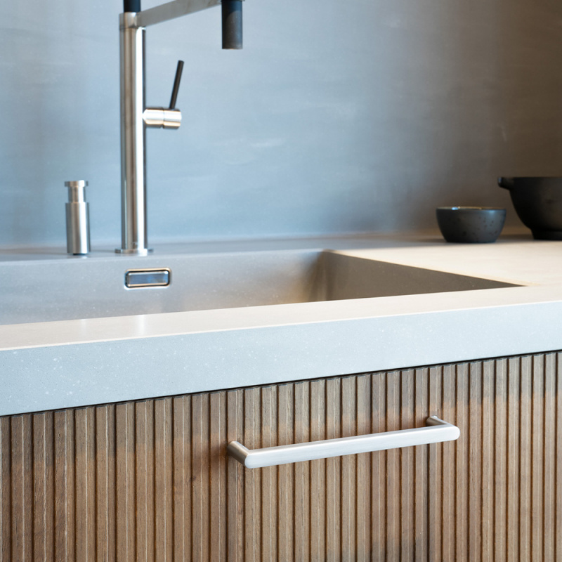 Handle Inez - Stainless steel look