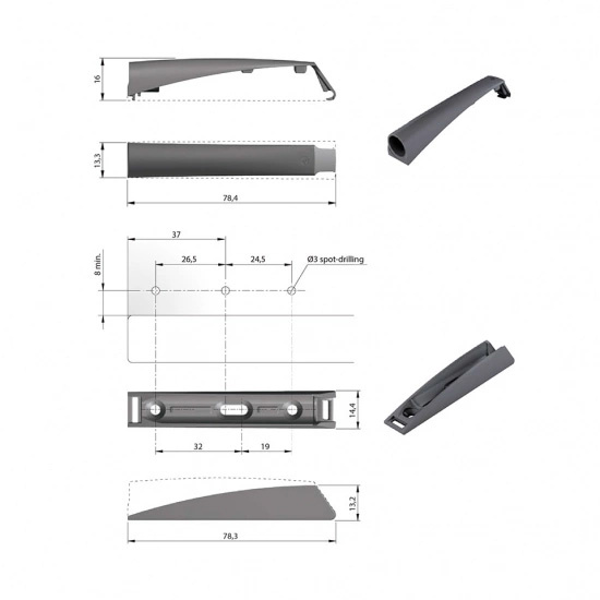 Door Opener K-Push - Complete - Magnet