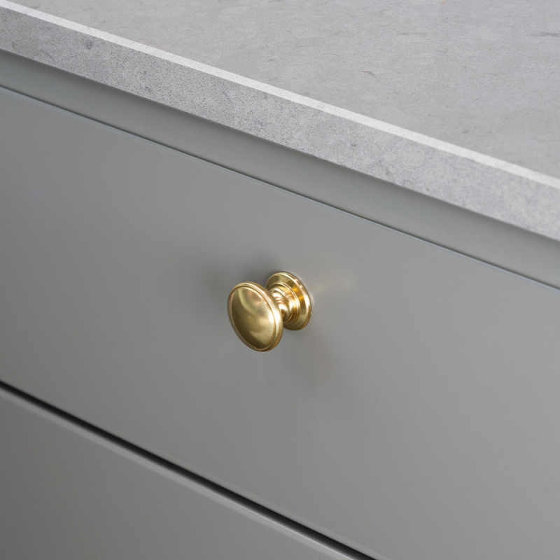 Knob 24466 - Polished Brass