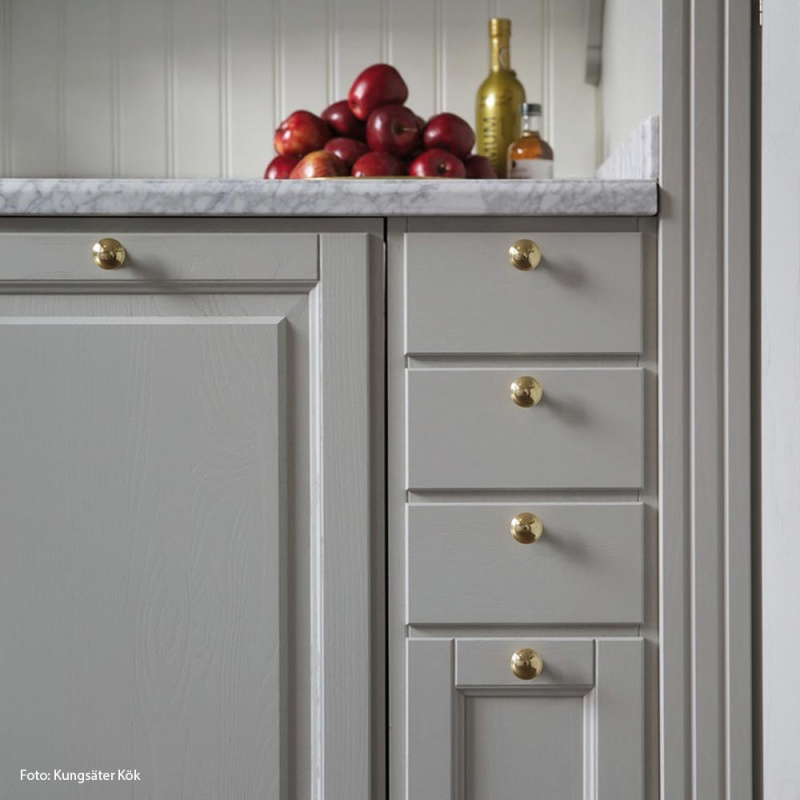 Knob 24466 - Polished Brass