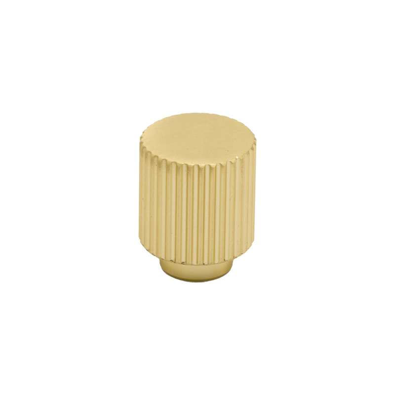Knob Helix Stripe - Brass