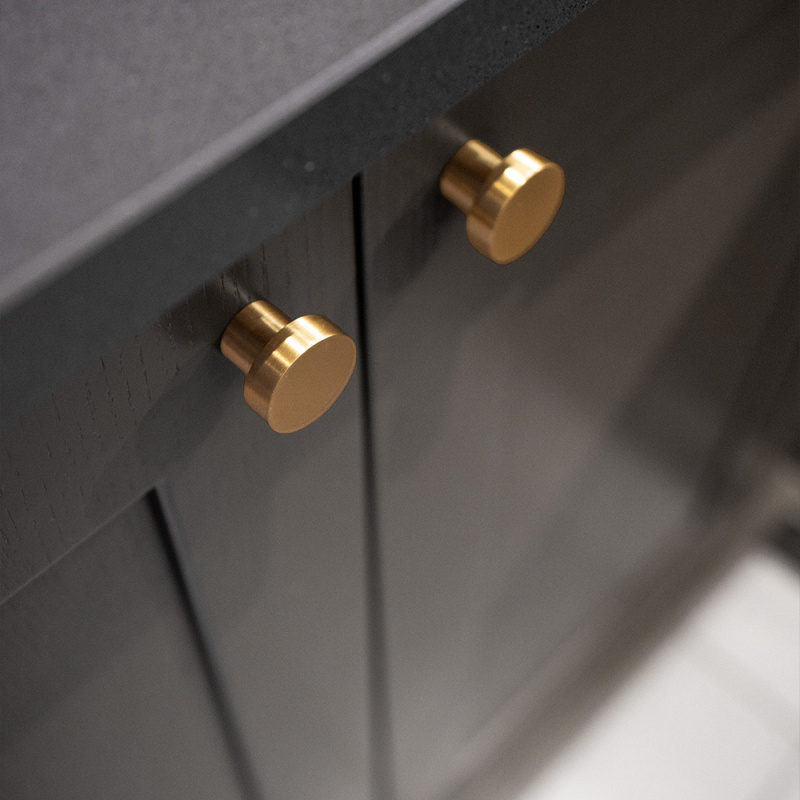 Knob Mood - Brushed brass