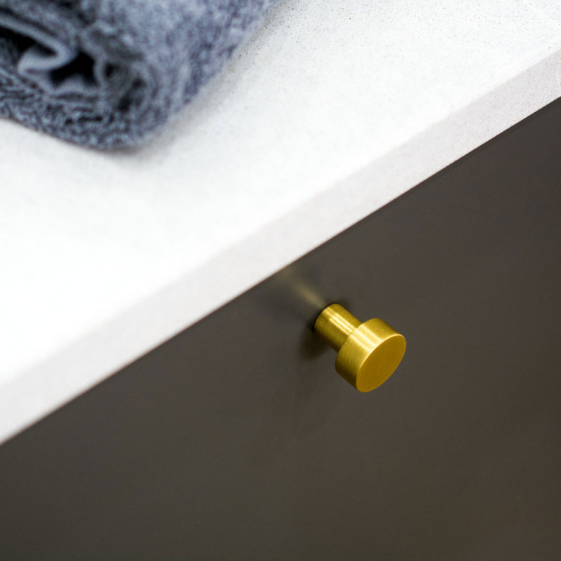 Knob Mood - Brushed brass