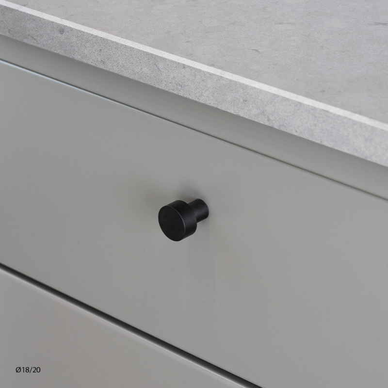 Knob Mood - Matt black