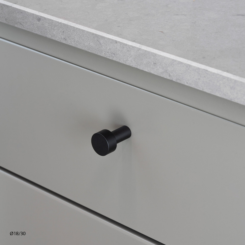 Knob Mood - Matt black