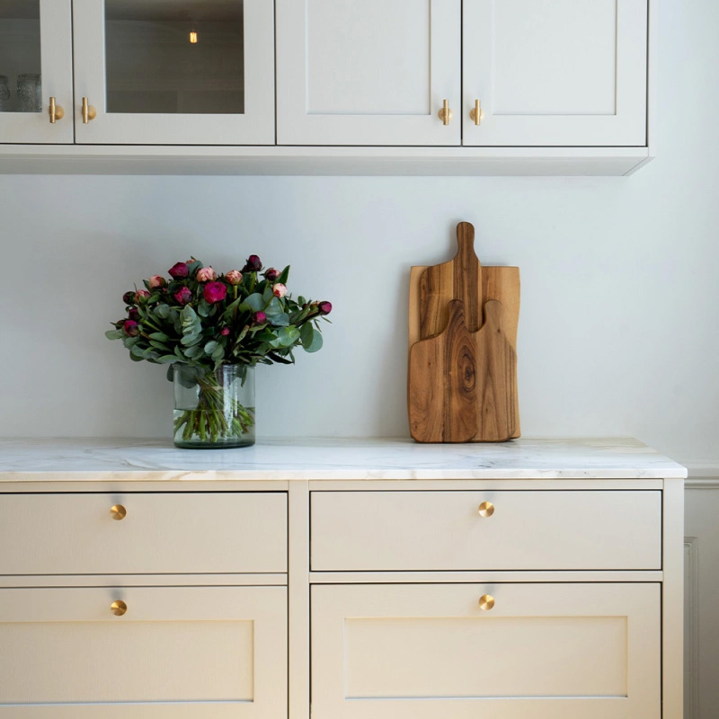 Knob Sture - Brushed untreated brass