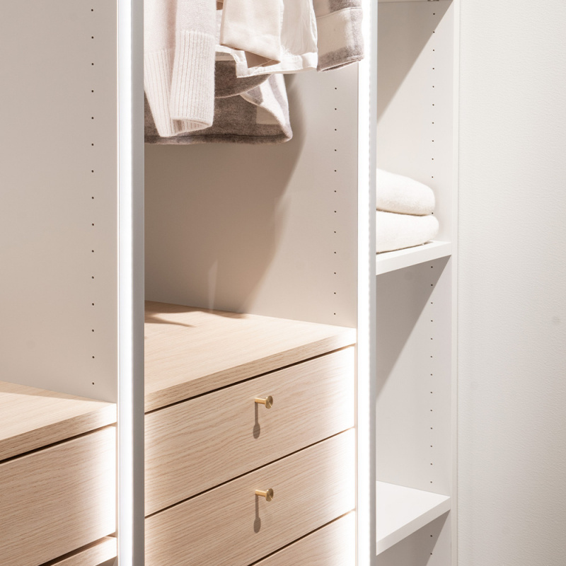 Knob Sture - Brushed untreated brass