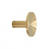 Hook Sture - Brushed brass untreated