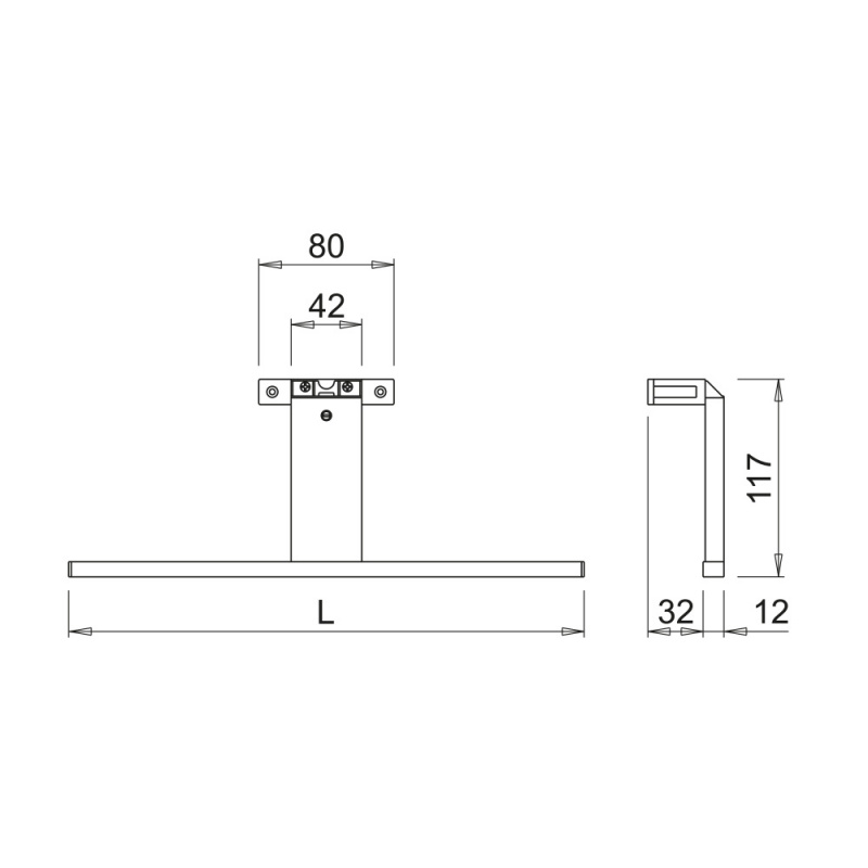 LED-armature Jot D-M - Black