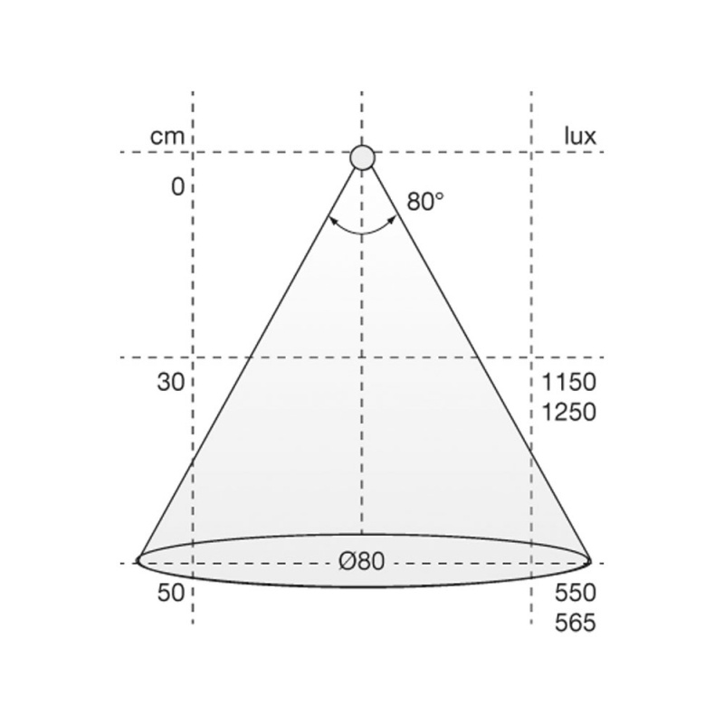 LED-armature Nite - Chrome