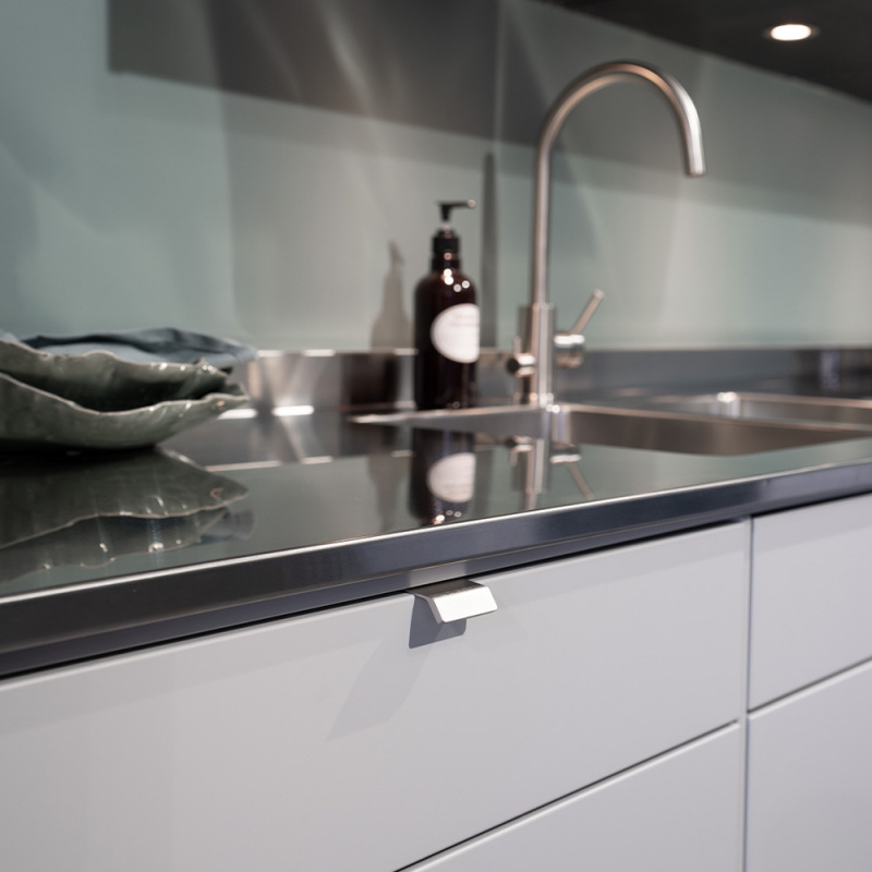 Profile handle Side - Stainless steel look