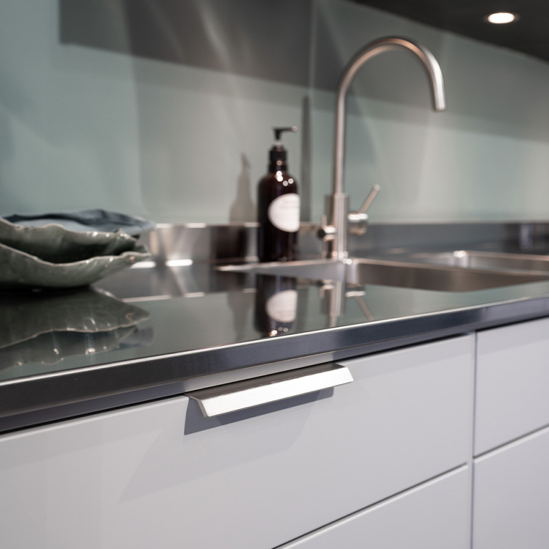 Profile handle Side - Stainless steel look