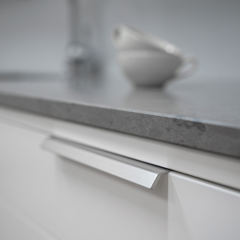 Profile handle Side - Stainless steel look