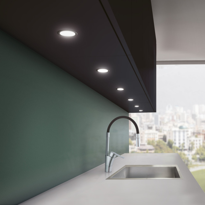 LED-spot Stella Flat - Stainless steel