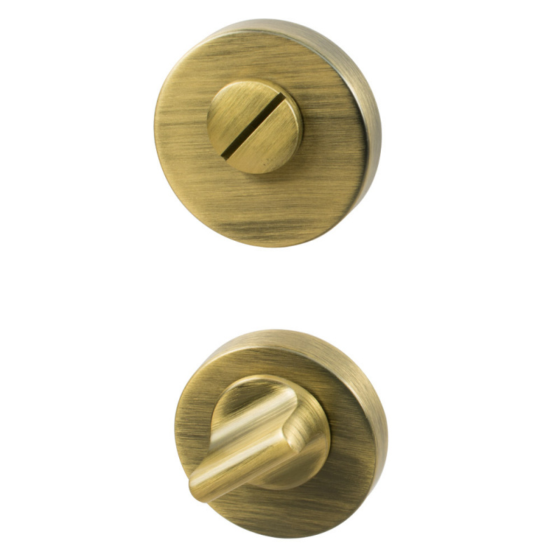 Toilet thumb turn R - Antique bronze