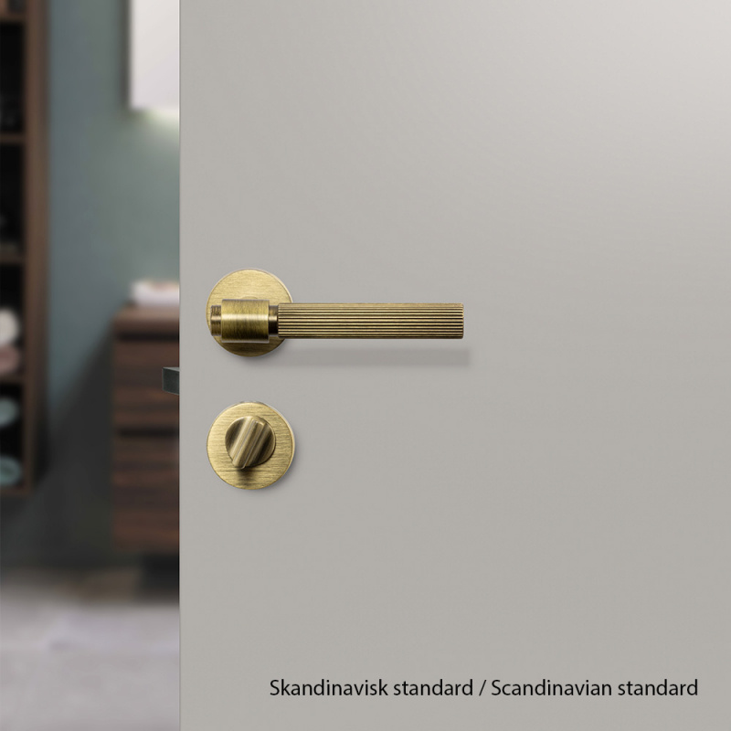 Toilet thumb turn R - Antique bronze