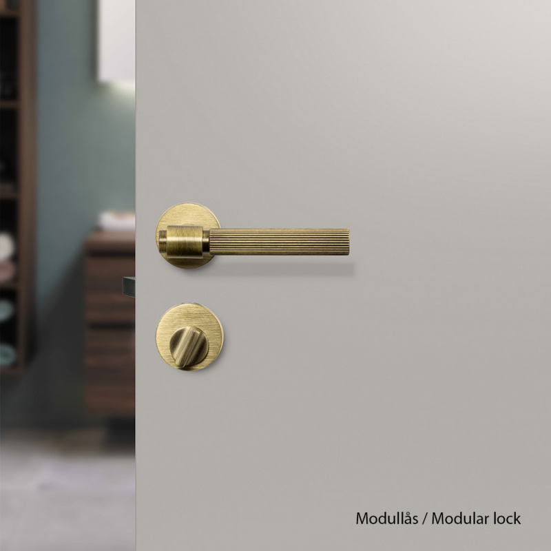 Toilet thumb turn R - Antique bronze