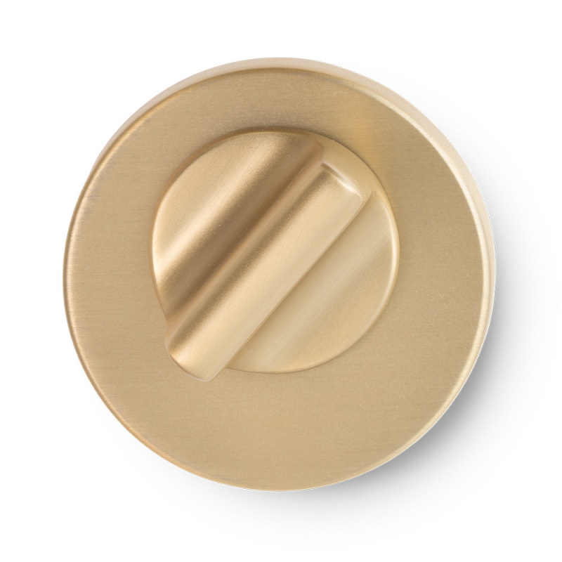 Toilet thumb turn R - Brushed gold