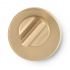 Toilet thumb turn R - Brushed gold Toilet thumb turn R - Brushed gold